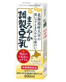 まろやか調製豆乳